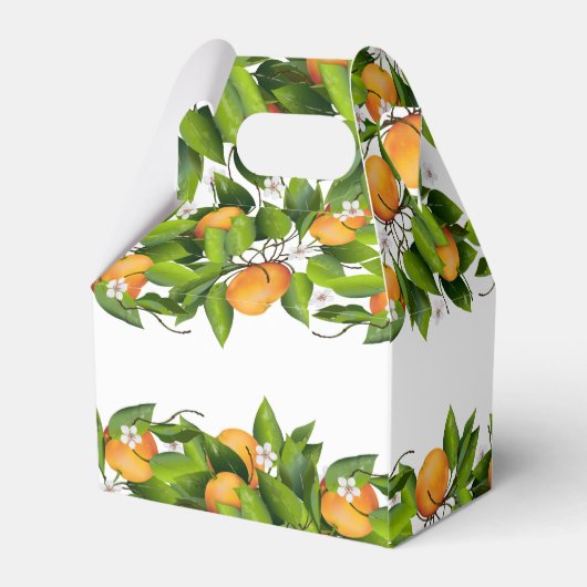 Love is Sweet Oranje Citrus Fruit | Weddenschap Bedankdoosjes (Achterkant)