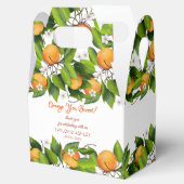 Love is Sweet Oranje Citrus Fruit | Weddenschap Bedankdoosjes (Geopend)