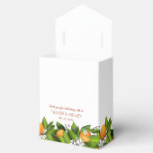 Love is Sweet Oranje Citrus Fruit | Weddenschap Bedankdoosjes (Geopend)