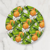 Love is Sweet Oranje Fruit | Weddenschap Bedankjes Labels (Achterkant)