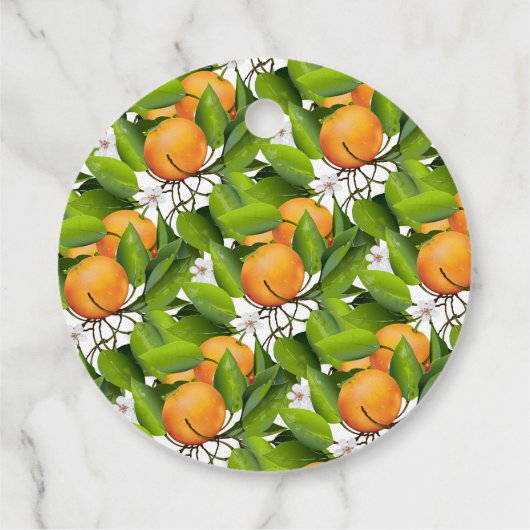Love is Sweet Oranje Fruit | Weddenschap Bedankjes Labels (Achterkant)