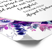 Love is Sweet Quote Wedding Reception Treat Sign Poster (Hoek)