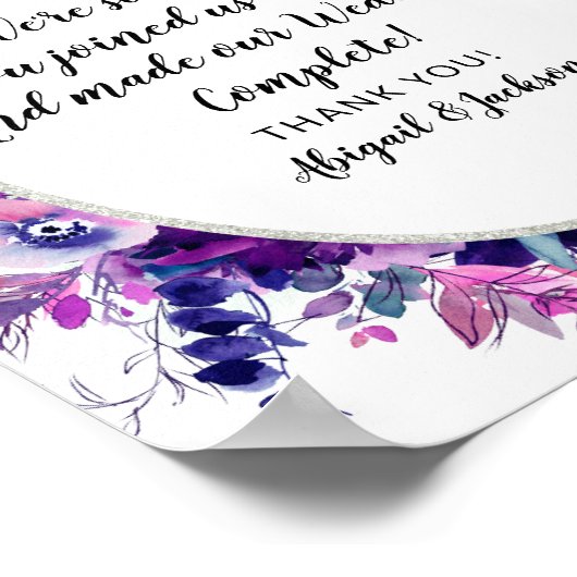 Love is Sweet Quote Wedding Reception Treat Sign Poster (Hoek)