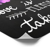 Love is Sweet take a Treat Chalkboard Wedding Poster (Hoek)