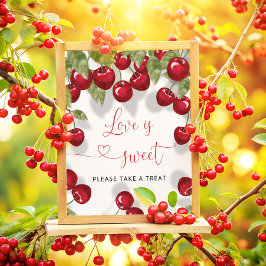 Love is Sweet Take a Treat Vrijgezellenfeest Poster