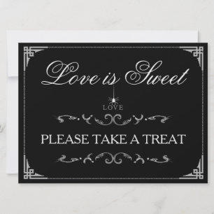Love is Sweet Trees - Halloween Spider LOVE Sign