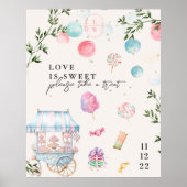 Love is Sweet | Twitter-dessert Poster (Voorkant)