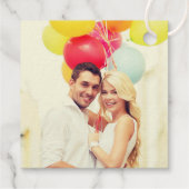 Love is Sweet Typography Wedding Monogram Gold Bedankjes Labels (Achterkant)