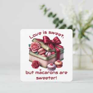 Love Is Sweet - Valentijnsdagkaart Bedankkaart