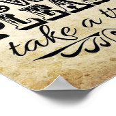 Love is Sweet - Vintage Wedding Sign Poster (Hoek)