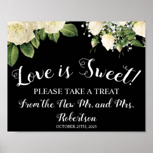 Love is Sweet Vrijgezellenfeest Wedding Sign Poster