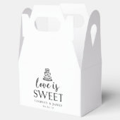 Love is Sweet | Weddenskap Bedankdoosjes (Geopend)