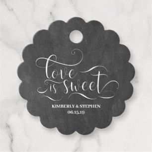 Love is Sweet Wedding Bedankjes Labels