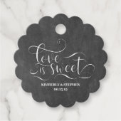 Love is Sweet Wedding Bedankjes Labels (Voorkant)