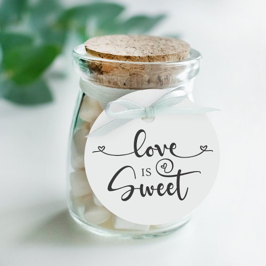 Love is Sweet Wedding Bedankjes Labels
