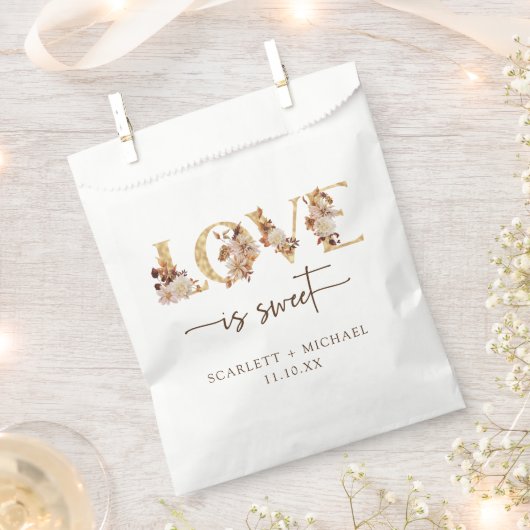 Love is Sweet Wedding Bedankzakje (Geknipt)