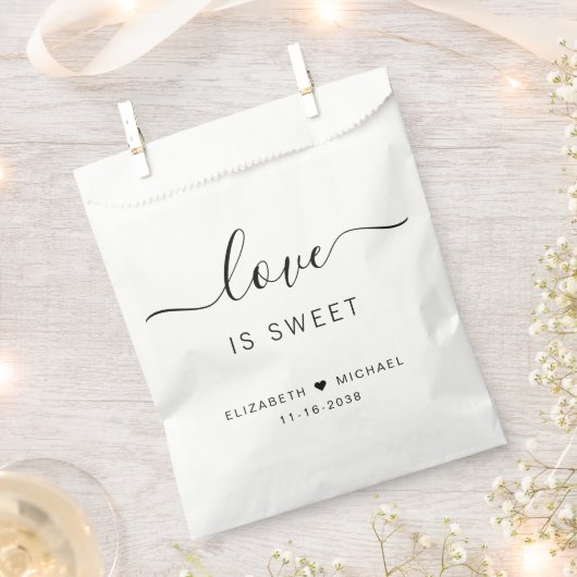 Love is Sweet Wedding Bedankzakje (Geknipt)