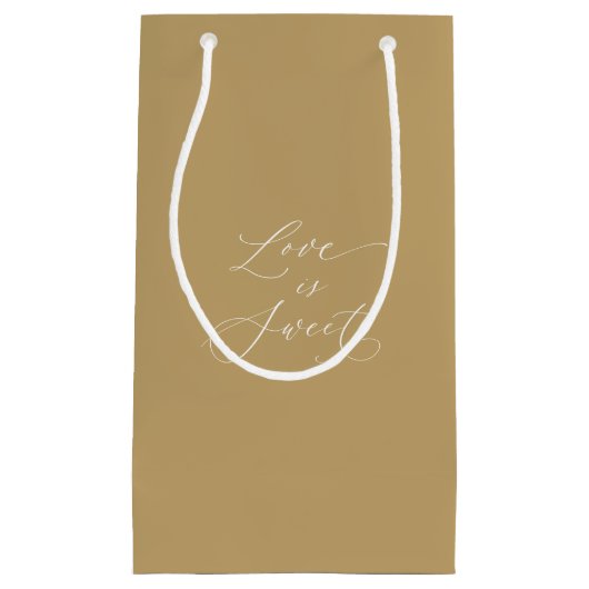 Love is Sweet Wedding Klein Cadeauzakje (Voorkant)