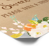 Love is Sweet Wedding Poster Print (Hoek)