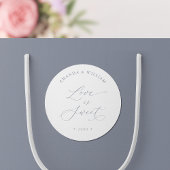 Love is Sweet Wedding Ronde Sticker