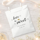 Love is Sweet Wedding Vrijgezellenfeest Bedankzakje (Geknipt)