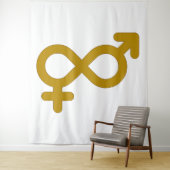 Love is Tapestry Wandkleed (In situ)