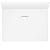 Love is the Absence of Judgement Greeting Card (Binnen Horizontaal (Onder))