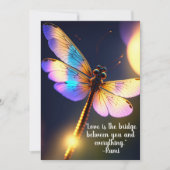 Love is the Bridge Rumi Quote Dragonfly Greeting Kaart (Voorkant)