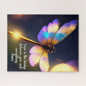 Love is the Bridge Rumi Quote Dragonfly Legpuzzel (Horizontaal)