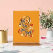 Love is the only thing acryl bord (Huwelijk)