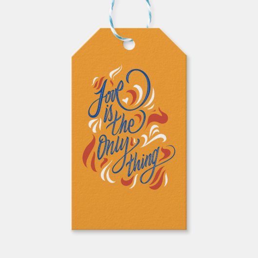 Love is the only thing cadeaulabel (Voorkant)