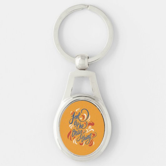 Love is the only thing sleutelhanger (Voorkant)