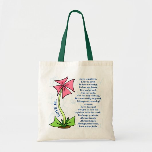 LOVE IS TOTE BAG (Voorkant)