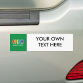 LOVE IS VERLIES GROTER BUMPERSTICKER (Op auto)