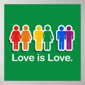 LOVE IS VERLIES GROTER POSTER (Voorkant)