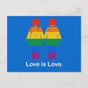 LOVE IS VERLIES LESBIAANSE KOPEL -.png Briefkaart