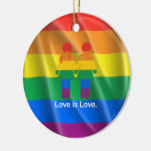 LOVE IS VERLIES LESBIAANSE KOPEL -.png Keramisch Ornament (Links)