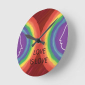 LOVE IS VERLIES RONDE KLOK (Hoek)