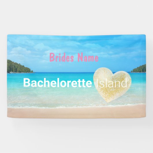 Love Island Bachelorette Party Banner (Horizontaal)