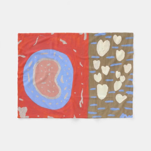 Love Isle Fleece Blanket (Voorkant (Horizontaal))