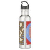 Love Isle Water Bottle Waterfles (Achterkant)