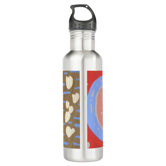 Love Isle Water Bottle Waterfles (Achterkant)