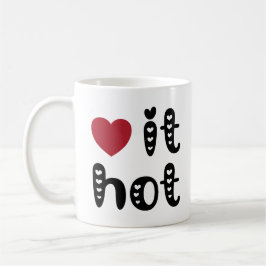 Love It Hot met harten Koffiemok