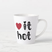 Love It Hot met harten Latte Mok (Rechts)