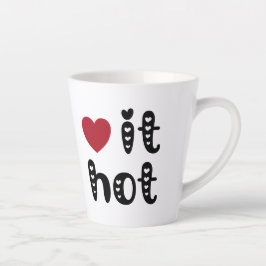 Love It Hot met harten Latte Mok