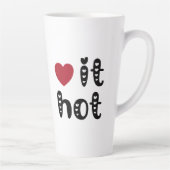 Love It Hot met harten Latte Mok (Rechts)