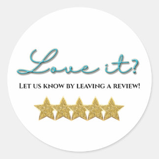 Love it vijfsterren review sticker