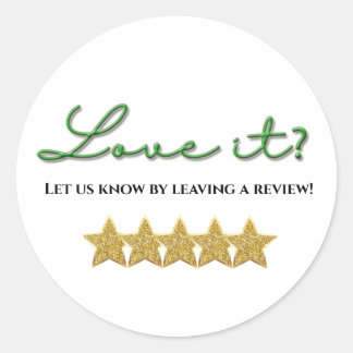Love it vijfsterren review sticker