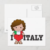 Love Italië Briefkaart (Voorkant / Achterkant)