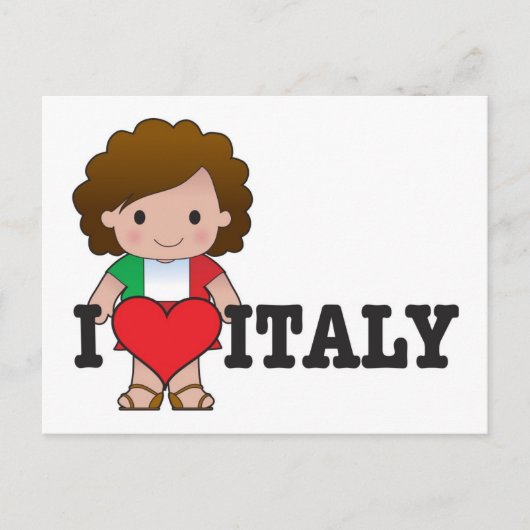 Love Italië Briefkaart (Voorkant)
